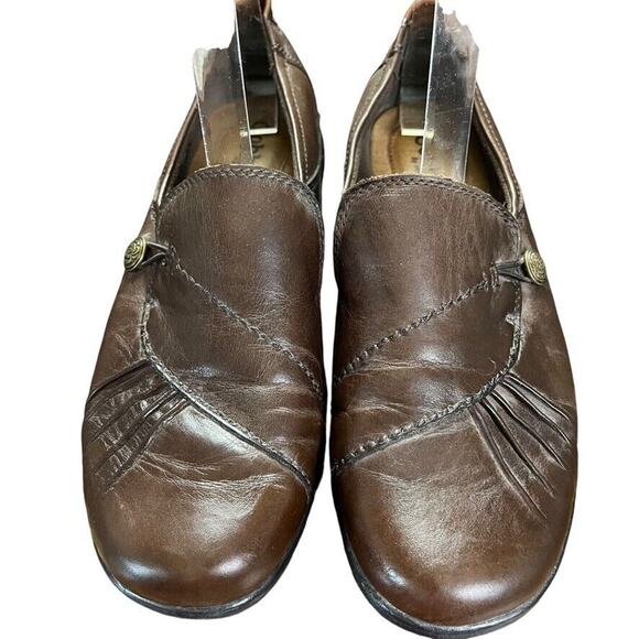 Cobb Hill by New Balance Womens Paulette Leather Brown Comfort Loafers sz 8 W - Picture 9 of 16